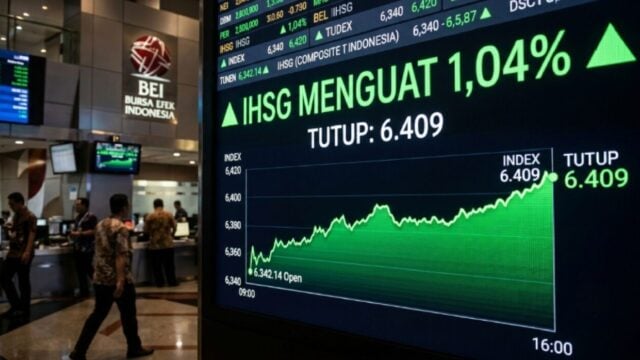 penutupan ihsg 7 agustus 2026 di level 6409 menguat 1 persen