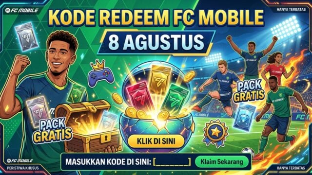 Kode Redeem FC Mobile Terbaru 8 Agustus 2026