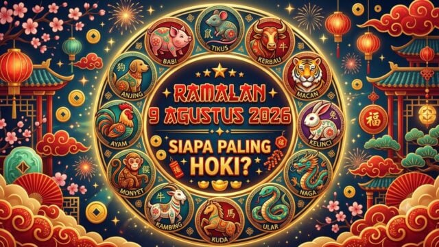 Ramalan Shio Minggu 9 Agustus 2026