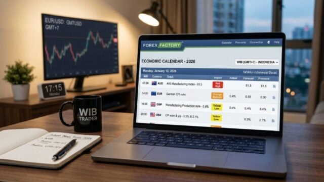 cara baca kalender forex factory 2026 jam indonesia