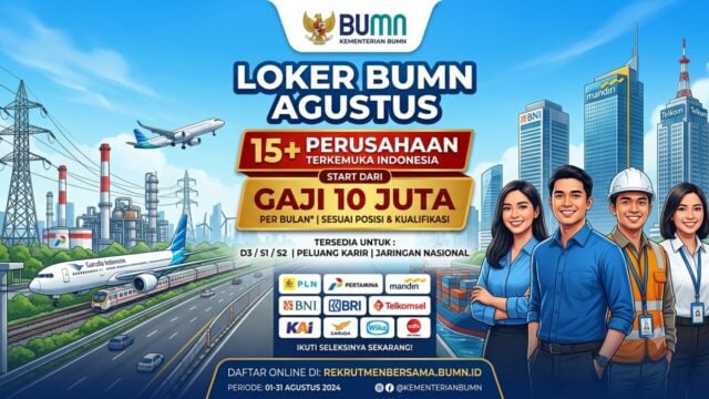 Lowongan Kerja BUMN Agustus 2026