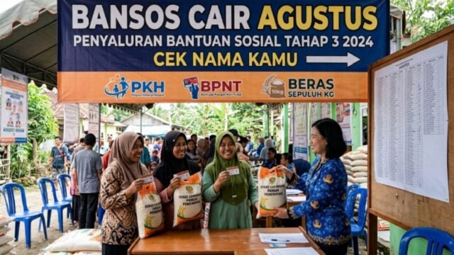 jadwal pencairan bansos pkh bpnt beras 10 kg agustus 2026