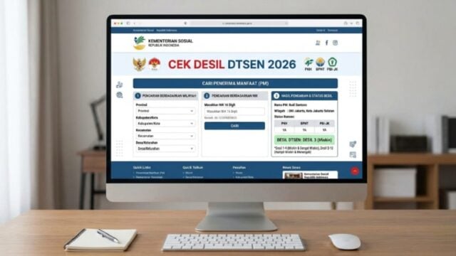 Cara Cek Status Desil Kesejahteraan Keluarga di DTSEN 2026 Online & Offline
