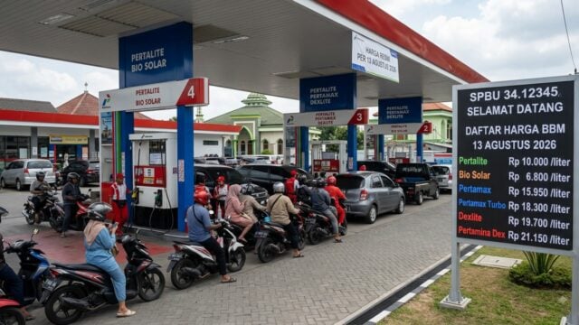 Harga BBM Pertamina Hari Ini Kamis 13 Agustus 2026