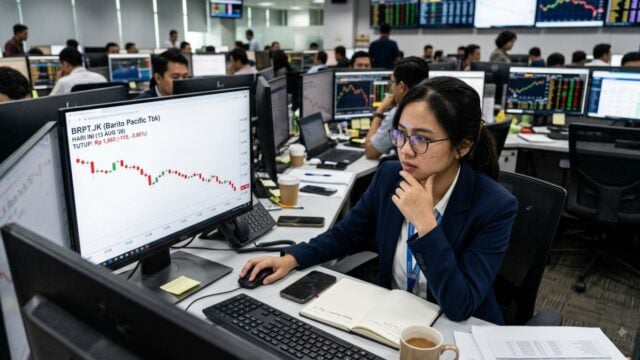 Saham BRPT Anjlok 4,36% ke Rp1.865, 13 Agustus 2026