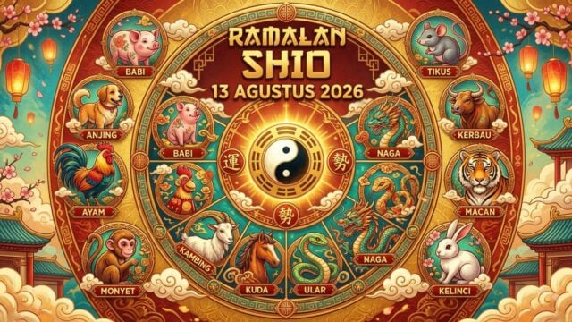 Ramalan Shio Hari Ini Kamis 13 Agustus 2026