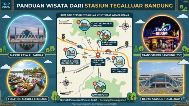 Wisata Bandung Dekat Stasiun Tegalluar