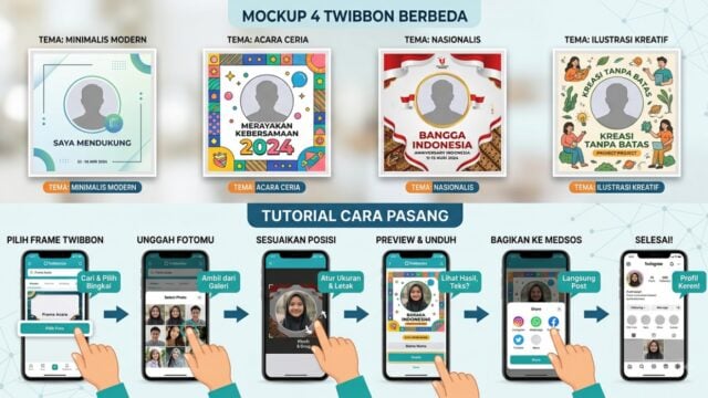 Link Twibbon HUT RI ke-81 2026: Desain Keren Tema Indonesia Berdaulat
