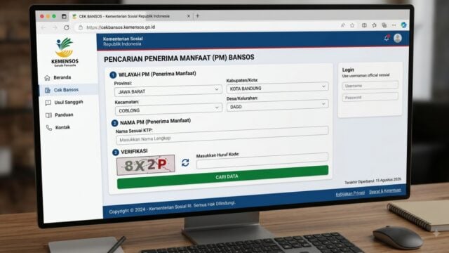 Cek Bansos Agustus 2026: Cara Cek PKH, BPNT, BLT di cekbansos.kemensos.go.id