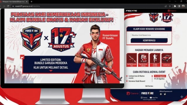 Kode Redeem FF Hari Ini 17 Agustus 2026