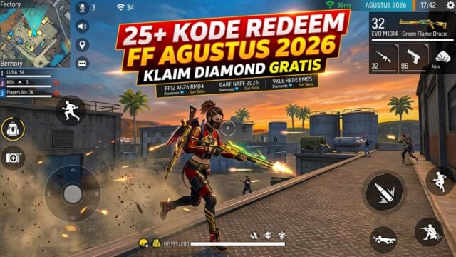 Update Kode Redeem FF Agustus 2026: Ada 25+ Kode Terbaru Klaim Diamond & Bundle