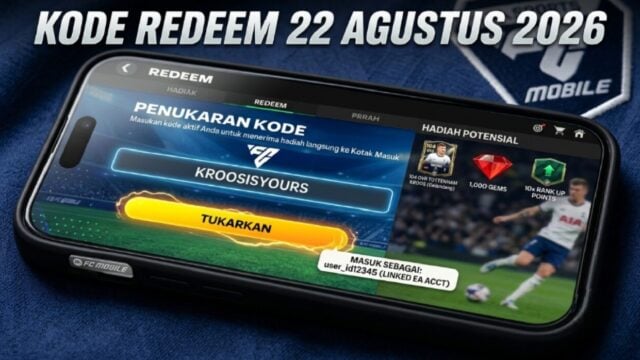 Kode Redeem FC Mobile 22 Agustus 2026