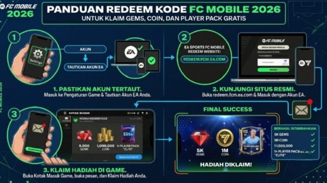 Kode Redeem FC Mobile Hari Ini Senin 24 Agustus 2026: Klaim Gems, Coin & Pack Gratis