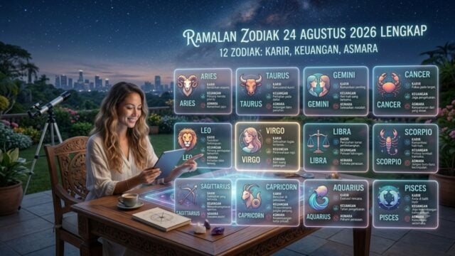 Ramalan Zodiak 24 Agustus 2026