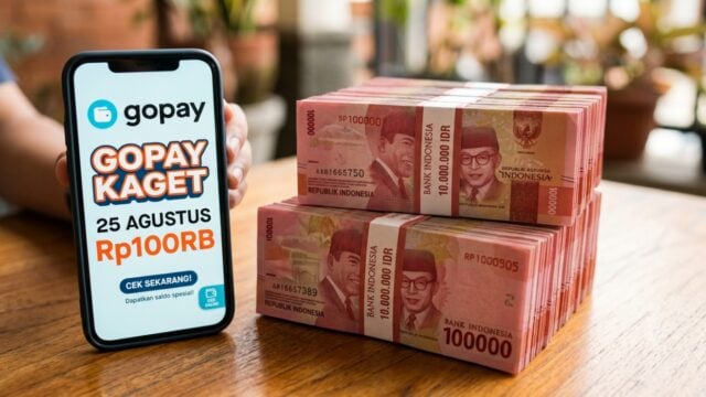 Link GOPAY Kaget 25 Agustus 2026 Hari Ini: Klaim Saldo Gratis Rp10.000 - Rp100.000