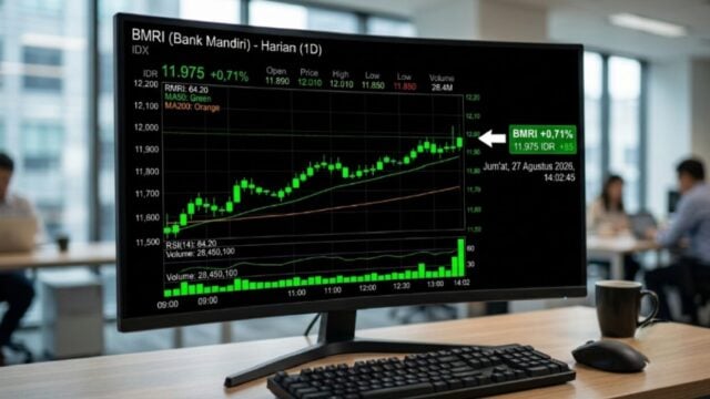 Saham BMRI Menguat