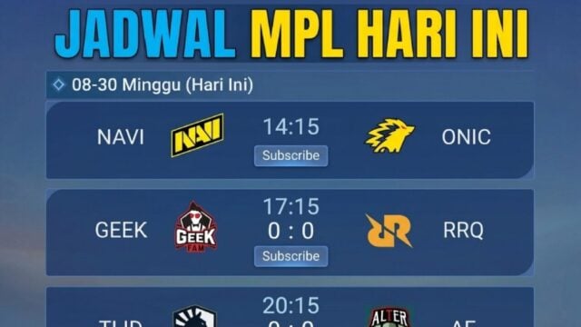 Jadwal MPL ID S18 Hari Ini