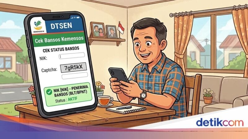 Cara Cek Desil Bansos Lewat HP di Cekbansos Kemensos