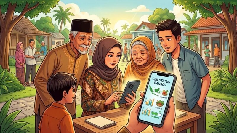 Cara mengecek desil bansos 2026 lewat NIK KTP