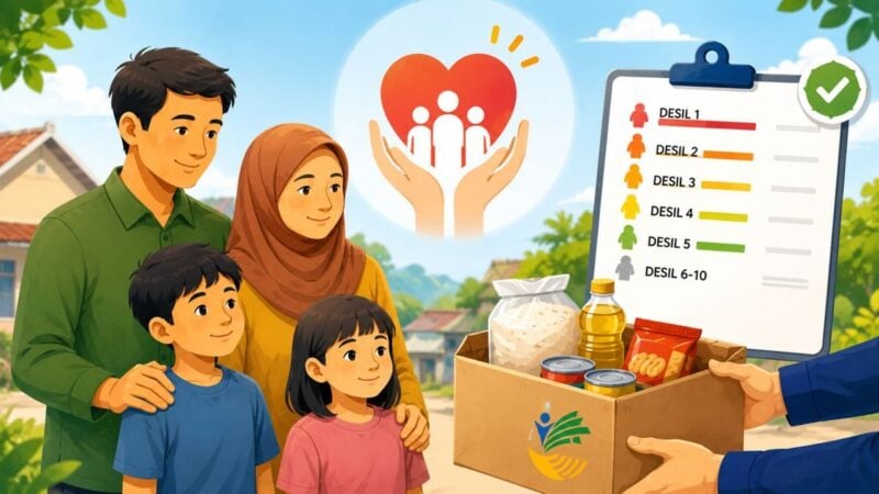 Cara cek desil adalah lewat DTSEN dan aplikasi Cek Bansos