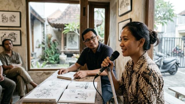 Buku puisi kartun Jason Ranti dan Mice Misrad