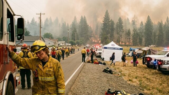 Kebakaran hutan British Columbia memicu evakuasi warga
