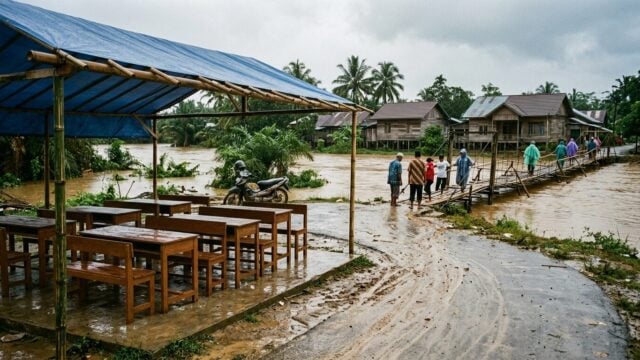 Kelas alternatif untuk guru terdampak banjir di Bhind