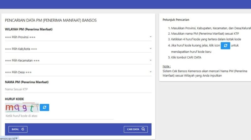 Cara Daftar PKH Anak Sekolah Online via Aplikasi Cek Bansos