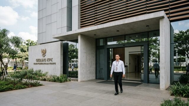 Gedung Pusat Edukasi Antikorupsi KPK tempat paparan kinerja Dewas