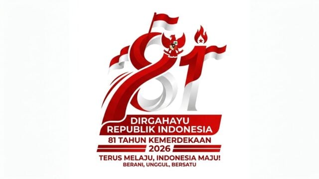Logo Resmi HUT ke-81 RI Tahun 2026 karya Fajar Novario