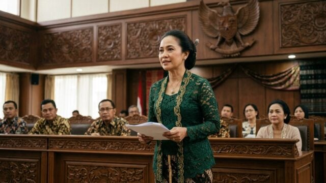 Puan Maharani mengenakan kebaya dalam acara kenegaraan resmi di Jakarta
