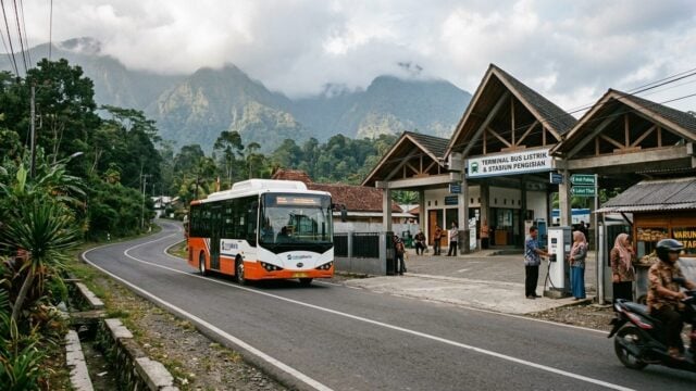 Bus listrik Pemkab Bogor untuk rute wisata Puncak