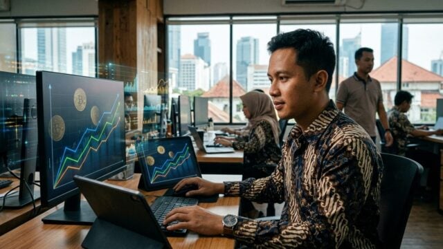 Grafik pertumbuhan instrumen investasi ETF CLO di pasar keuangan