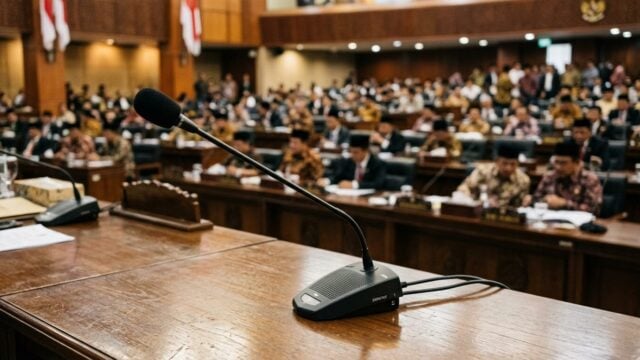 Suasana rapat dengar pendapat di Komisi III DPR RI mengenai RUU Perampasan Aset