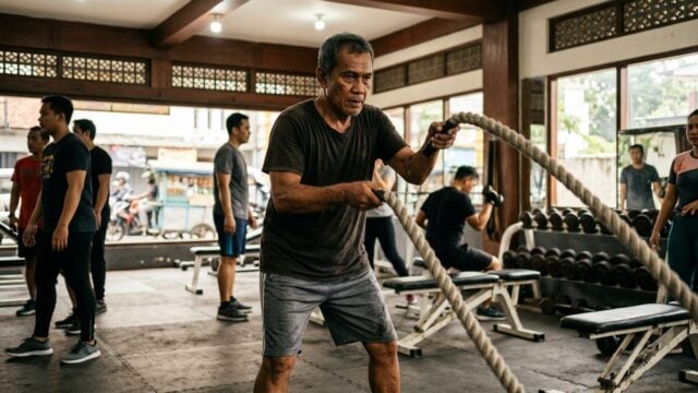 Rutinitas fitness Chiranjeevi di usia 71 tahun