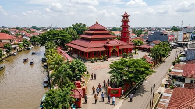 Masjid Cheng Hoo Sriwijaya di Palembang yang menjadi salah satu agenda Safari Politik ke Sumsel oleh PKS