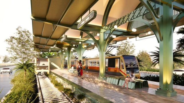 Kereta Ringan Phu Quoc Tampilkan Arsitektur 6 Stasiun Khas Budaya Vietnam