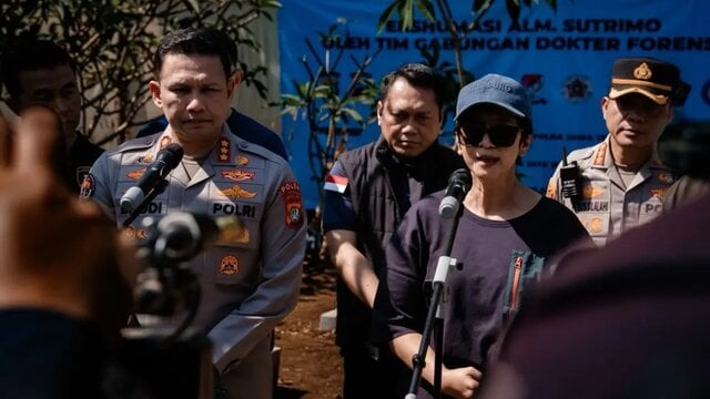 Makam Sutrimo Pria Diduga Karumga Febrie Adriansyah Dibongkar, Ada Pemeriksaan
