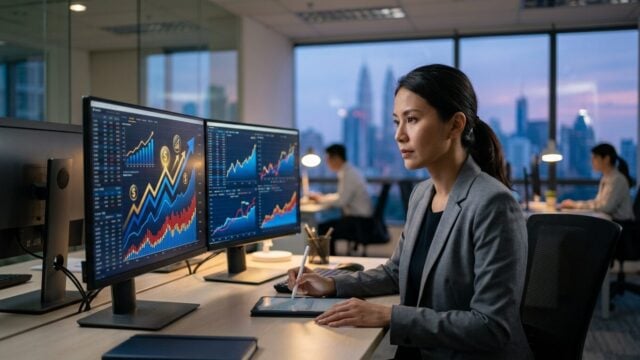 Grafik ekonomi dan instrumen keuangan global sukuk Malaysia