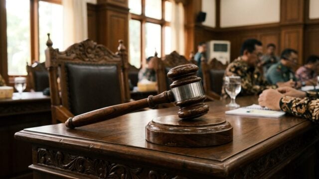 Ilustrasi ruang sidang DPR RI membahas usulan Pilkada tanpa wakil di parlemen