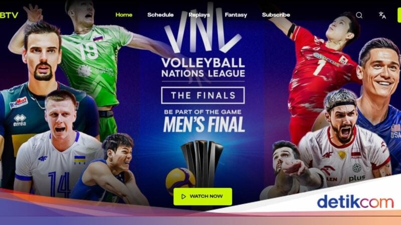 Cara Nonton Moji TV untuk VNL 2026 Gratis