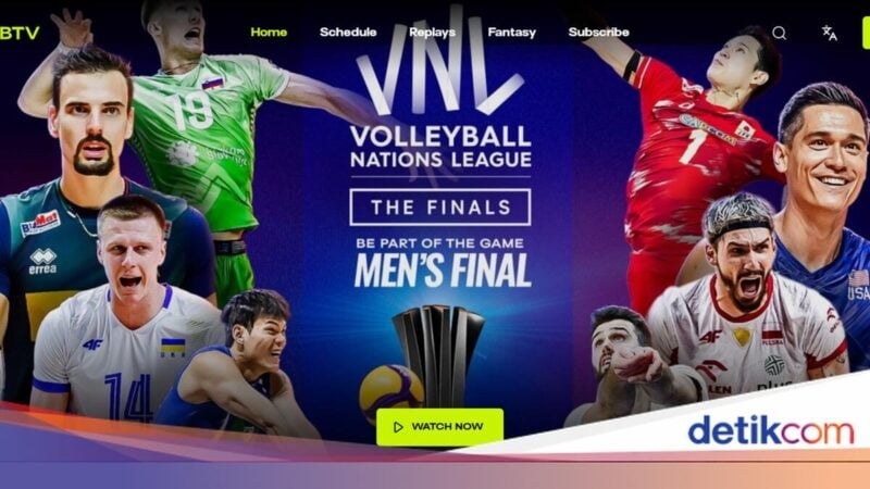 Cara Nonton Moji TV untuk VNL 2026 Gratis