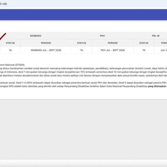 Cara Cek Desil Lewat HP: NIK KTP dan Hasilnya