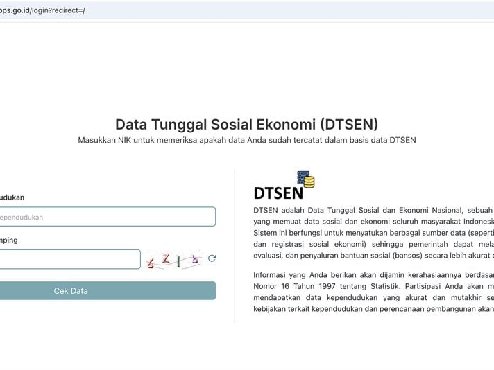 Cara Cek Desil DTSEN Lewat HP Tanpa Login, Pakai NIK