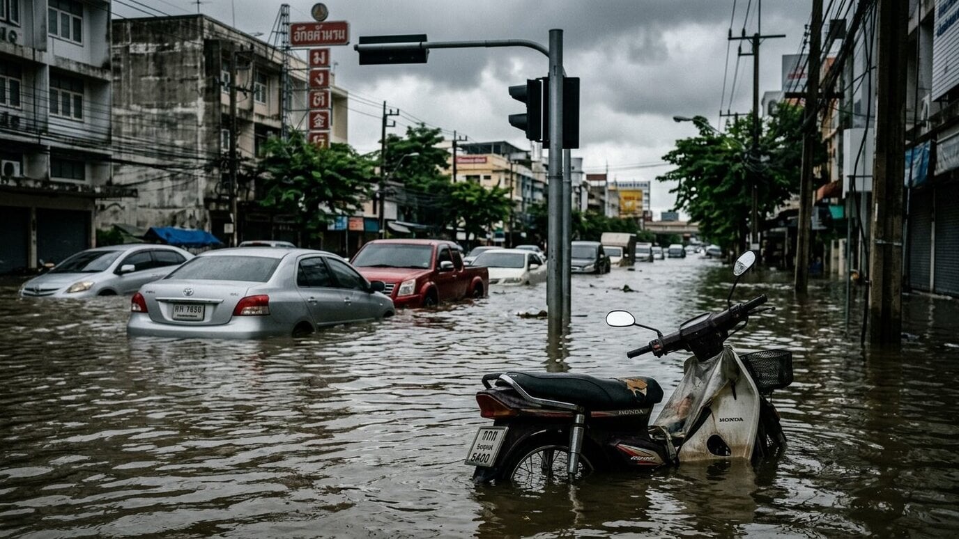 Banjir Bangkok Diperkirakan Surut 2-3 Hari, AU Thailand Bantu Operasional Bandara