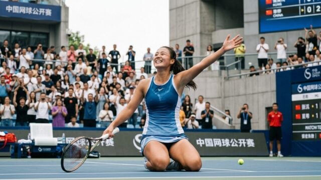 Comeback queen Zheng Qinwen reaches US Open quarter-finals