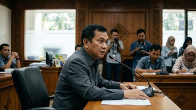 Ketua Komisi XI DPR Mukhamad Misbakhun memberikan penjelasan terkait isu pita cukai rokok ilegal