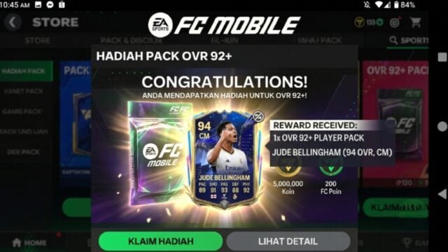 Update Kode Redeem FC Mobile Minggu 13 September 2026: Pack OVR 92+ & 1 Juta Coins Gratis!