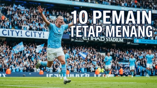 Hasil Man United vs Man City 0-1: Main 10 Pemain, City Tetap Bungkam Setan Merah di Old Trafford