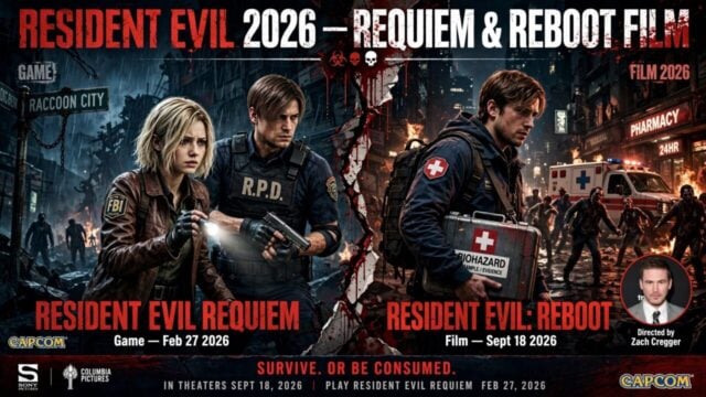 Resident Evil 2026: Requiem Game Terlaris 8 Juta Copy & Film Reboot Zach Cregger Tayang 18 September!